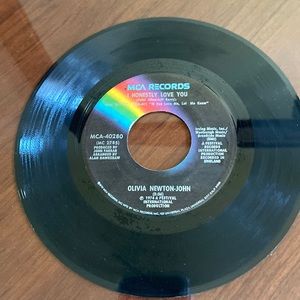 Vintage Olivia Newton-John 7 inch vinyl